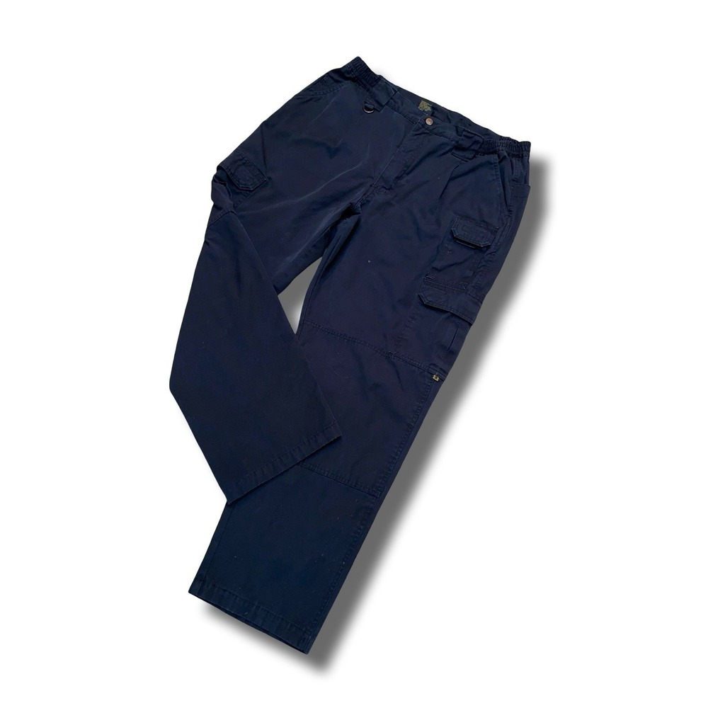 Propper Tactical Pants Mens 40/32 Black Cargo Pockets Uniform Trousers Ripstop